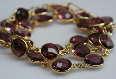 purple hydroquartz bracelet